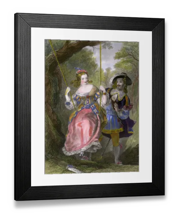 Framed Print : ARISTOCRATIC SWINGING Framed Print : ARISTOCRATIC SWINGING