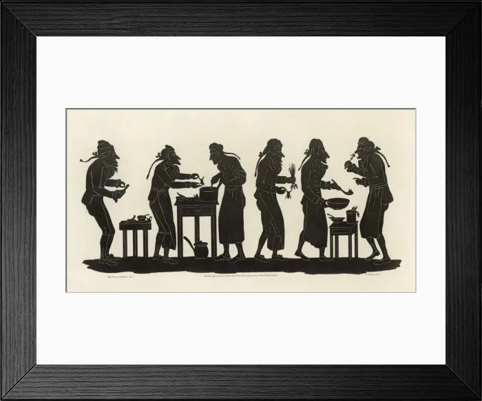 Framed Print : RACIAL / FRENCH SILHOUETTE Framed Print : RACIAL / FRENCH SILHOUETTE