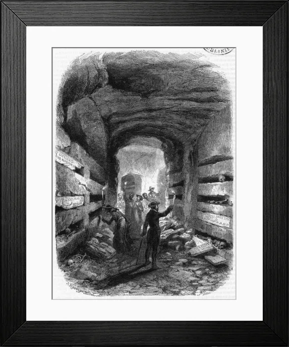 Framed Print : THE CATACOMBS / ROME Framed Print : THE CATACOMBS / ROME