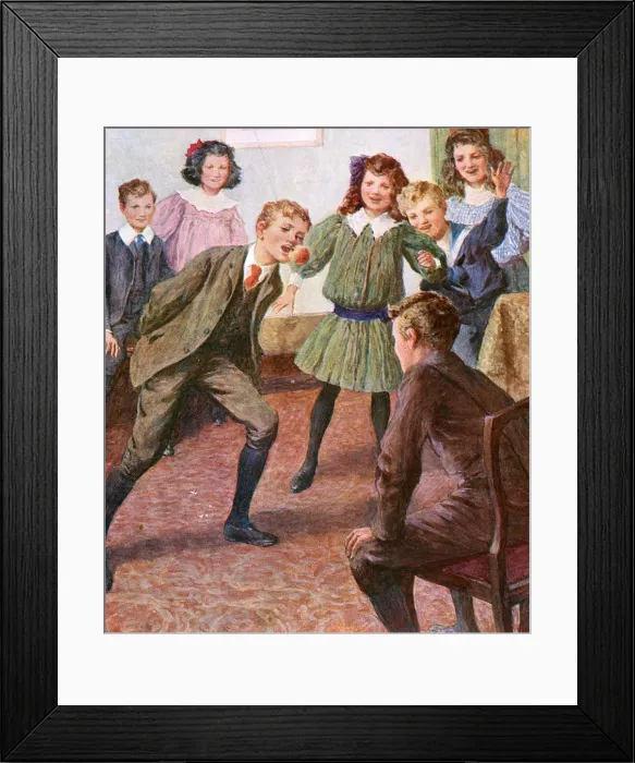 Framed Print : GAMES / BOB-APPLE / C1890 Framed Print : GAMES / BOB-APPLE / C1890