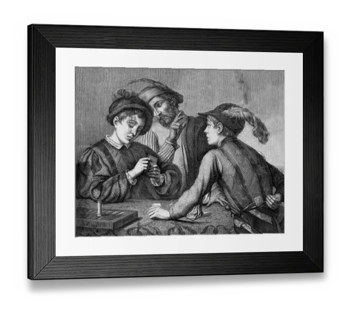 Framed Print : C16 GAMBLERS Framed Print : C16 GAMBLERS