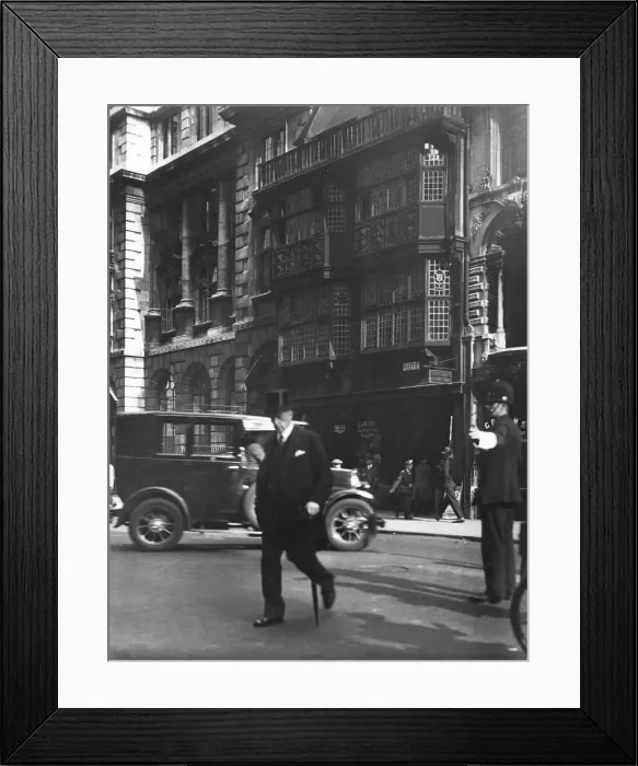 Framed Print : Fleet Street - 1930s Framed Print : Fleet Street - 1930s