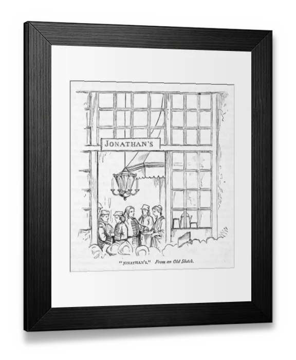 Framed Print : STOCK EXCHANGE / JONATHANS Framed Print : STOCK EXCHANGE / JONATHANS