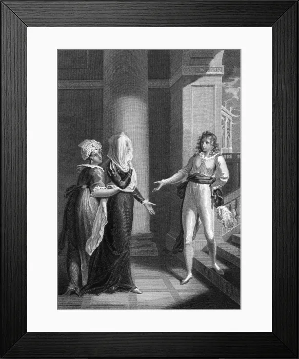 Framed Print : 12TH NIGHT / VIOLA C18TH Framed Print : 12TH NIGHT / VIOLA C18TH