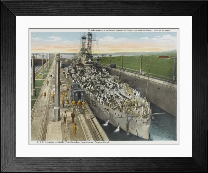 Framed Print : ARKANSAS WARSHIP Framed Print : ARKANSAS WARSHIP