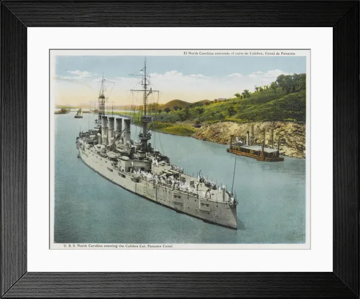 Framed Print : NORTH CAROLINA SHIP Framed Print : NORTH CAROLINA SHIP