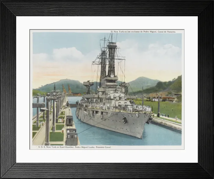 Framed Print : NEW YORK WARSHIP Framed Print : NEW YORK WARSHIP