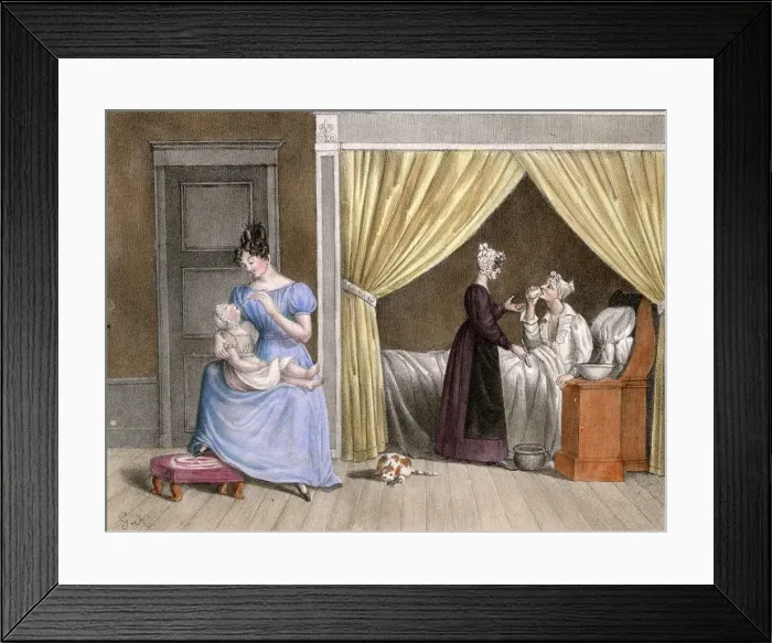 Framed Print : WE ALL NEED TO EAT 1820S Framed Print : WE ALL NEED TO EAT 1820S