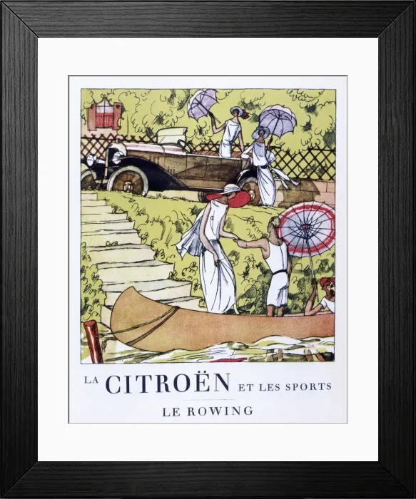 Framed Print : LE ROWING 1922 Framed Print : LE ROWING 1922