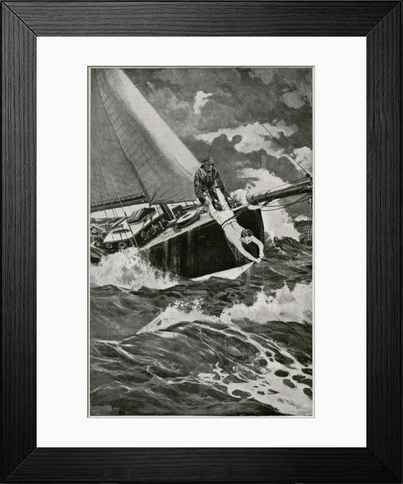 Framed Print : SAILING REPAIRS Framed Print : SAILING REPAIRS