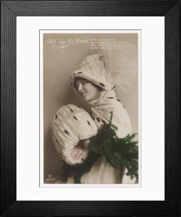 Framed Print : ERMINE STOLE, SCARF, HAT Framed Print : ERMINE STOLE, SCARF, HAT