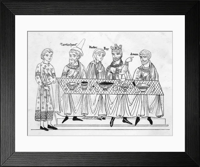 Framed Print : MEDIEVAL BANQUET Framed Print : MEDIEVAL BANQUET