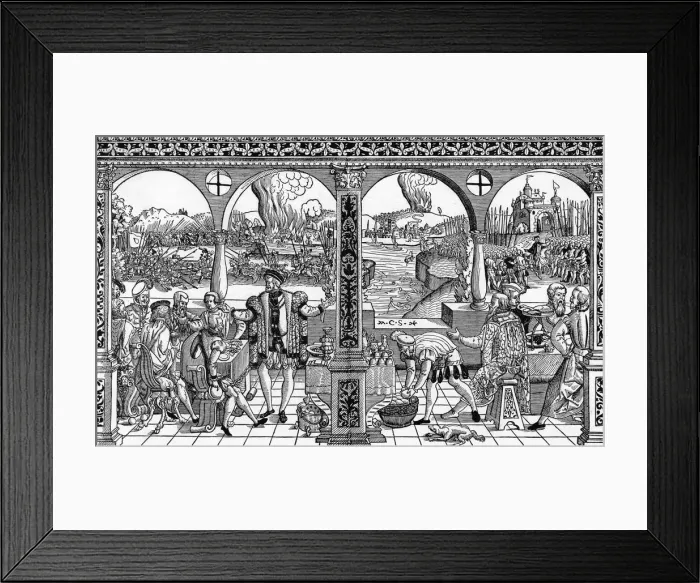 Framed Print : BANQUET BESIDE A WAR Framed Print : BANQUET BESIDE A WAR