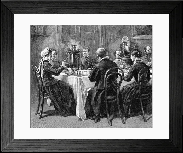 Framed Print : RUSSIAN AFTERNOON TEA Framed Print : RUSSIAN AFTERNOON TEA