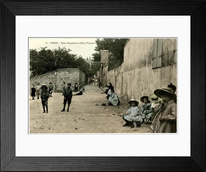 Framed Print : Children in Montmartre, Paris, France Framed Print : Children in Montmartre, Paris, France