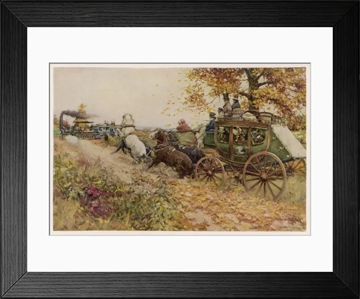 Framed Print : SOCIAL / US COACH / TRAIN Framed Print : SOCIAL / US COACH / TRAIN