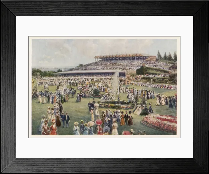 Framed Print : SOCIAL / MELBOURNE RACES Framed Print : SOCIAL / MELBOURNE RACES