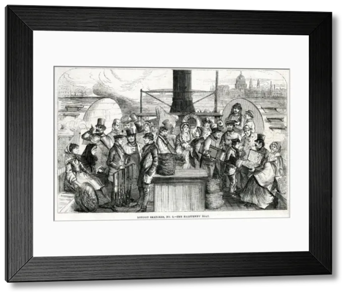Framed Print : THE HALFPENNY BOAT Framed Print : THE HALFPENNY BOAT