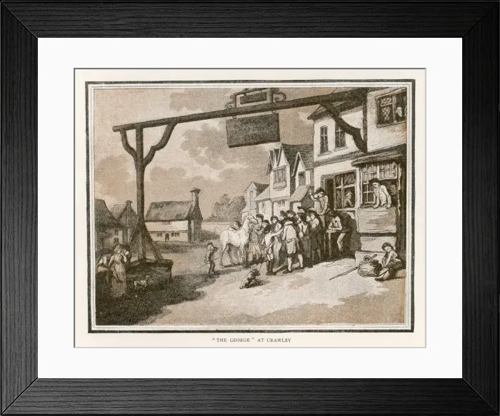 Framed Print : SOCIAL / HORSE SALE C1790 Framed Print : SOCIAL / HORSE SALE C1790