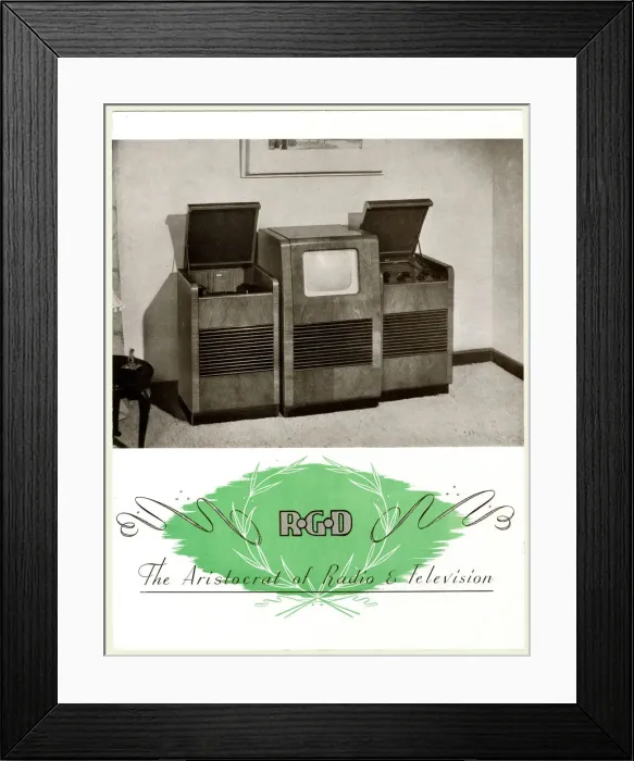 Framed Print : TELEVISION 1950 Framed Print : TELEVISION 1950