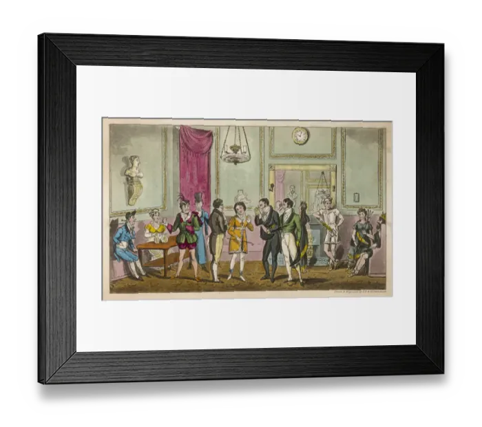 Framed Print : SOCIAL / GREEN ROOM 1820 Framed Print : SOCIAL / GREEN ROOM 1820
