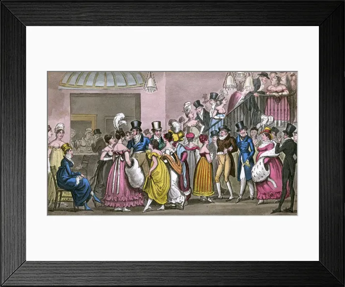 Framed Print : SOCIAL / COVENT GARDEN 19C Framed Print : SOCIAL / COVENT GARDEN 19C