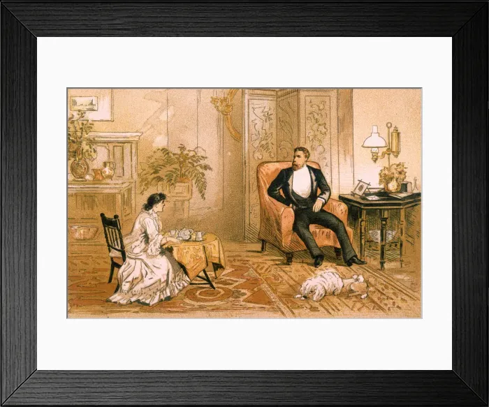 Framed Print : SOCIAL / HUSBAND & WIFE SOCIAL / HUSBAND & WIFE Framed Print : SOCIAL / HUSBAND & WIFE SOCIAL / HUSBAND & WIFE