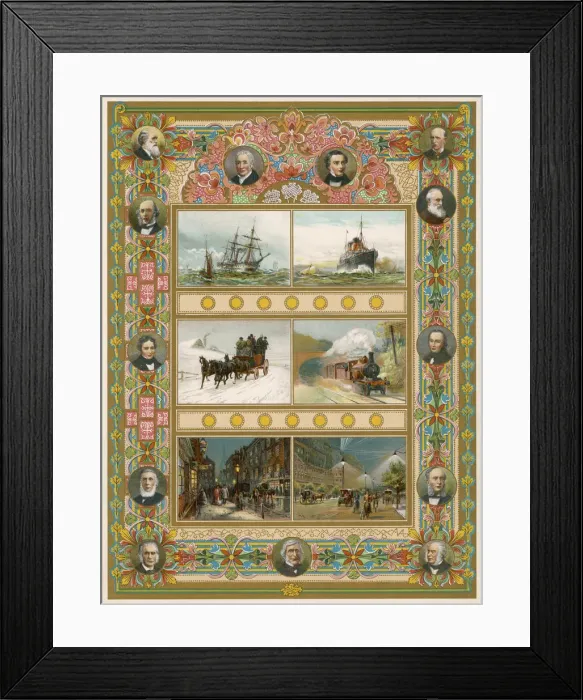 Framed Print : SOCIAL / TECH PROGRESS 19C Framed Print : SOCIAL / TECH PROGRESS 19C