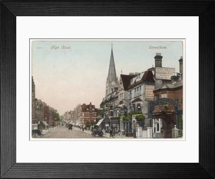 Framed Print : SOCIAL / STREATHAM 1907 Framed Print : SOCIAL / STREATHAM 1907