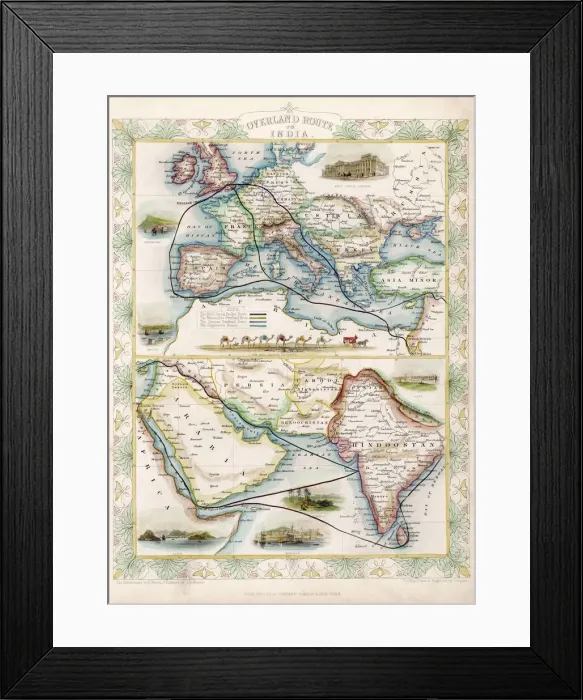 Framed Print : Overland to India Framed Print : Overland to India