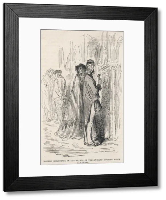 Framed Print : British Tourist Vandals Framed Print : British Tourist Vandals