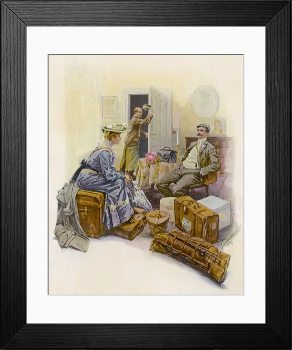 Framed Print : NEW ARRIVALS IN HOTEL Framed Print : NEW ARRIVALS IN HOTEL