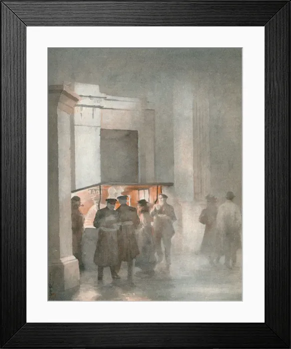 Framed Print : SOCIAL / COFFEE STALL 20C Framed Print : SOCIAL / COFFEE STALL 20C