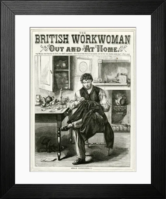 Framed Print : BACHELOR / WORKMAN 1866 Framed Print : BACHELOR / WORKMAN 1866