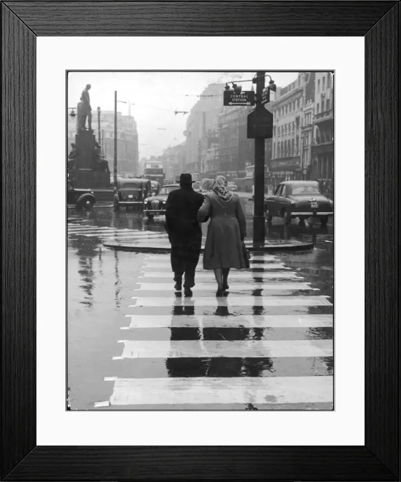 Framed Print : OLD AGE / ZEBRA CROSSING Framed Print : OLD AGE / ZEBRA CROSSING