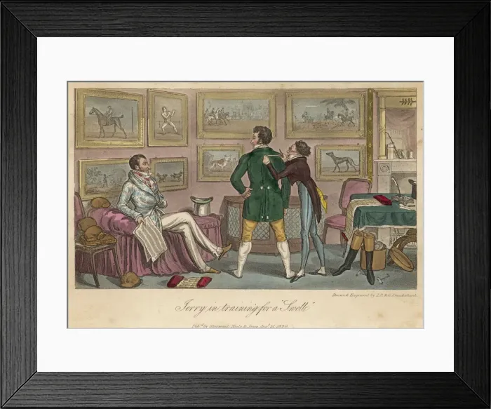 Framed Print : Jerry - Tailor 1820 Framed Print : Jerry - Tailor 1820