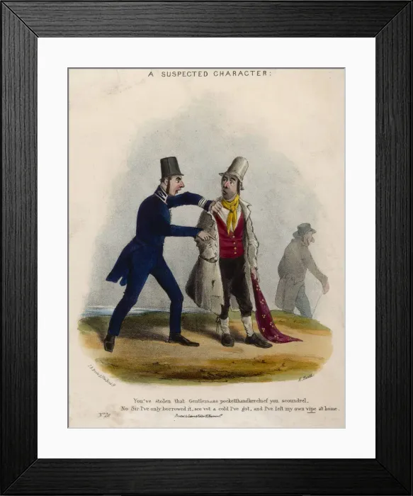 Framed Print : Pickpocket Caught Framed Print : Pickpocket Caught