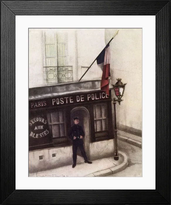 Framed Print : RURAL GENDARMERIE / 1930 Framed Print : RURAL GENDARMERIE / 1930
