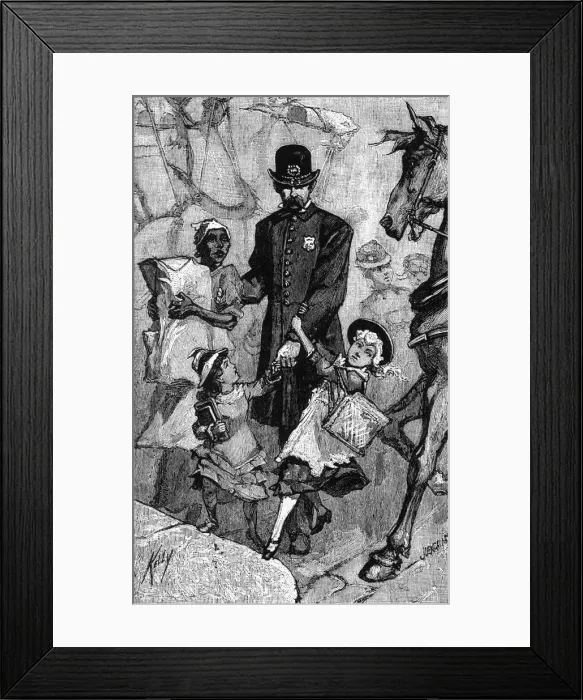 Framed Print : POLICEMAN ON BROADWAY Framed Print : POLICEMAN ON BROADWAY