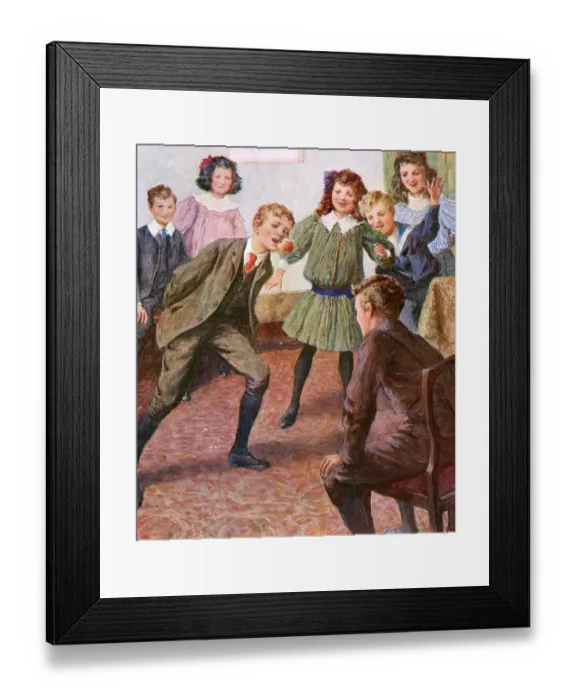 Framed Print : CHILDREN / BOB APPLE C1890 Framed Print : CHILDREN / BOB APPLE C1890
