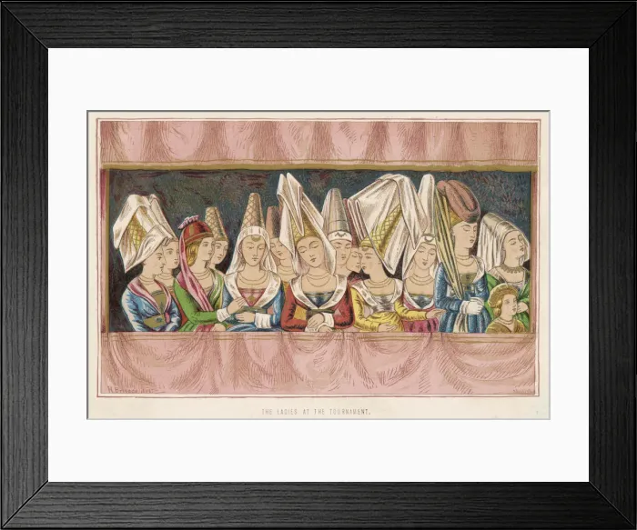 Framed Print : Ladies at Tournament Framed Print : Ladies at Tournament