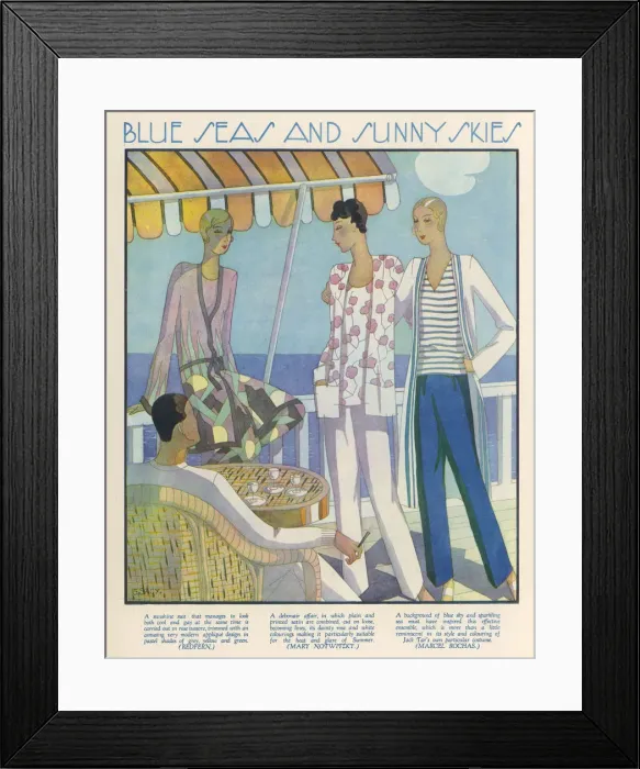 Framed Print : DRESSED FOR THE SEASIDE Framed Print : DRESSED FOR THE SEASIDE