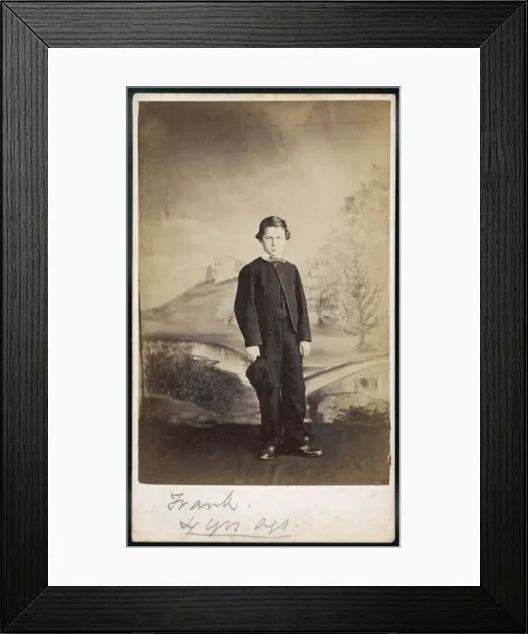 Framed Print : PHOTO OF FRANK 1850S? Framed Print : PHOTO OF FRANK 1850S?