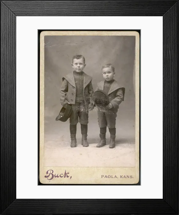 Framed Print : BOYS IN SAILOR SUITS USA Framed Print : BOYS IN SAILOR SUITS USA