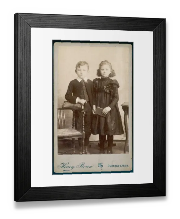 Framed Print : BROTHER & SISTER C1880S? BROTHER & SISTER C1880S? Framed Print : BROTHER & SISTER C1880S? BROTHER & SISTER C1880S?