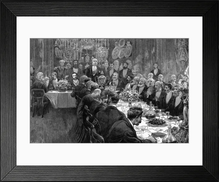 Framed Print : ST ANNES SOCIETY DINNER Framed Print : ST ANNES SOCIETY DINNER