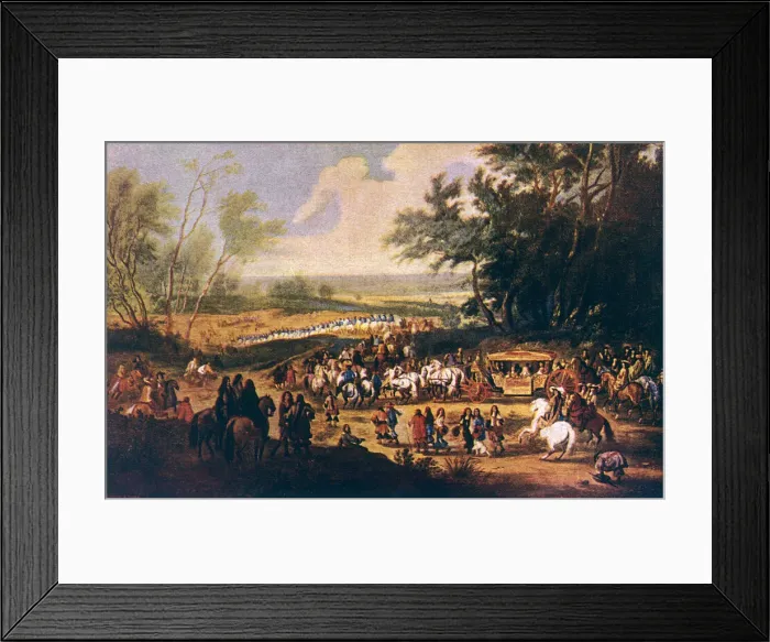 Framed Print : LOUIS XIV ROYAL PROGRESS Framed Print : LOUIS XIV ROYAL PROGRESS