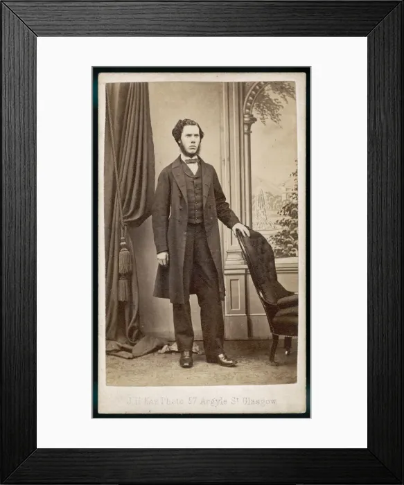 Framed Print : MALE TYPE / DOUR SCOT 1870 Framed Print : MALE TYPE / DOUR SCOT 1870