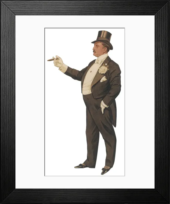 Framed Print : MALE TYPE / MAN ABOUT TOWN Framed Print : MALE TYPE / MAN ABOUT TOWN