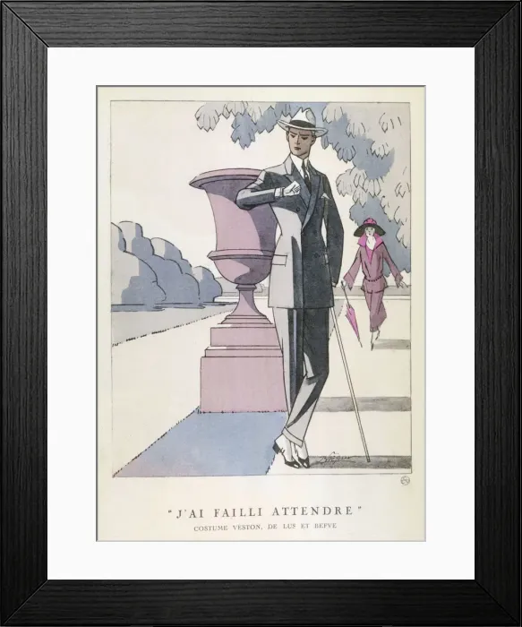 Framed Print : MALE TYPE / SMART SUIT Framed Print : MALE TYPE / SMART SUIT